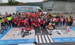 Kırklareli'nde köy okullarındaki öğrencilere trafik eğitimi