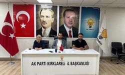 AK Parti Kırklareli İl Yönetimi Haftalık Toplantısını Gerçekleştirdi