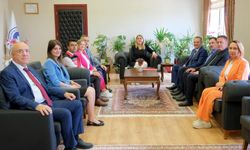 Aile ve Sosyal Hizmetler İl Müdürlüğü’nden Rektör Ak’a Ziyaret