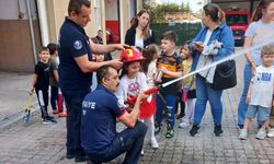Miniklere Yangın Eğitimi Heyecanı