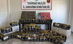Tekirdağ'da kaçak alkol ve tütün operasyonu
