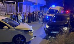 Alkollü sürücü park halindeki araca çarptı