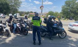 Kırklareli'nde motosiklet denetimi
