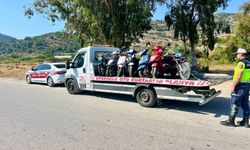 Alanya'da Jandarmadan motosiklet denetimi