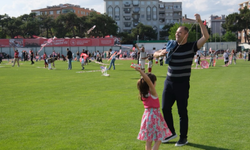 Kırklareli’nde Gökyüzü Uçurtmalarla Şenlendi