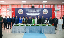 Kırklareli’nde protokol bayramlaştı