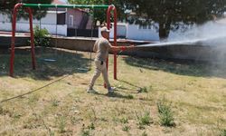 Kavaklı’da Park ve Yeşil Alanlar İlaçlandı