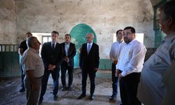Vali Uğur Turan, Eski Cami’yi İnceledi