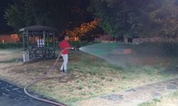 Pınarhisar’da Yeşil Alanlara Gece Mesaisi