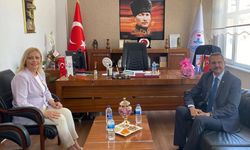 Çevikbaş, Kaymakam Özderin’i Ağırladı