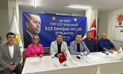 Vize AK Parti Danışma Meclisi Toplantısı Coşkuyla Yapıldı
