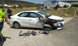 Edirne'de otomobil radar uygulaması yapan polis aracına çarptı: 1'i polis 2 yaralı