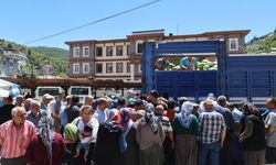 20 ton karpuz ücretsiz dağıtıldı