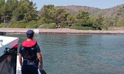 Datça’da karada 6 düzensiz göçmen yakalandı