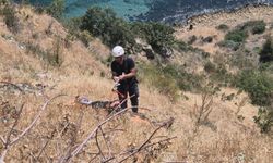 Tekirdağ'da uçurumdan düşen yaralı genç bulundu