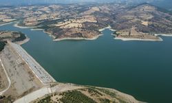 250 bin dekar alanı sulayan Bayramiç Barajı'nda su seviyesi yüzde 40'a geriledi