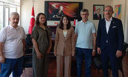 Başkan Şenol’dan Kaymakam Ünlü’ye Hayırlı Olsun Ziyareti