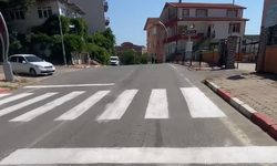 Demirköy’de Yol Çizgi Çalışması Yapıldı