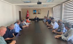 Muhtarlardan Kaymakam Özderin’e Hayırlı Olsun Ziyareti