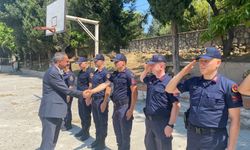 Kaymakam Özderin’den Jandarma Komutanlığına Ziyaret
