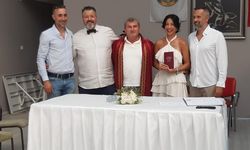 Başkan Orhan Saltık Genç Çiftin Nikahını Kıydı