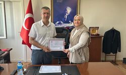 Babaeski’de Sağlık Personeline Başarı Belgesi