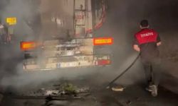 Osmaniye’de seyir halindeki tanker yandı