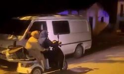 Aracı bozulan kadın vekil programına elektrikli bisikletle devam etti