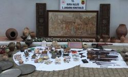 İznik'te jandarma tarihi eserler ele geçirdi