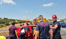Balıkesir'de otoyolda zincirleme trafik kazası: 8 yaralı