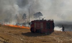 Kırlareli’nde çıkan anız yangında 3 ev zarar gördü