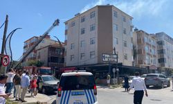 Çatı katında yapılan kaynak yangına neden oldu