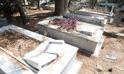 Adana'da mezar taşları tahrip edildi