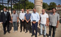 Edirne’de yarım minaresiyle ayakta kalan tarihi mescit restore ediliyor