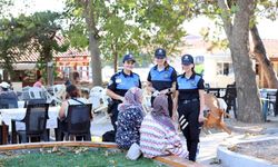 Çanakkale'de polis ekipleri vatandaşları bilgilendirdi