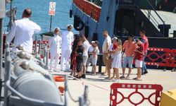 T.C.G. Enez mayın tarama gemisi Tekirdağ'da halkın ziyaretine açıldı