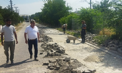 Alpullu’da Yollara Taş Döşeme Çalışmaları Başladı