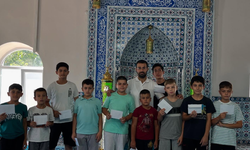 Üsküp’te Yaz Kur’an Kursu Hatim Sevinci