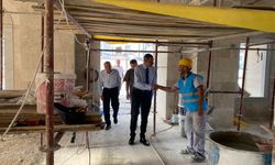 Kaymakam Özderin, Cami İnşaatı Çalışmalarını İnceledi