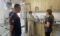 Kaymakam Ünlü’den Yeni Açılan Veteriner Kliniğine Ziyaret