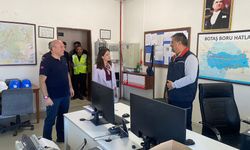 Kaymakam Ünlü, BOTAŞ Ölçüm Tesislerini inceledi