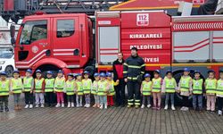 Kırklareli’nde Minik Öğrencilerden İtfaiye Ziyareti