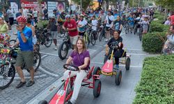 Lüleburgaz’da bisiklet festivali kortej ile başladı