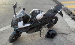 Otomobil ile motosiklet çarpıştı: 1 yaralı