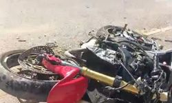 Tamir ettiği motosikletle test sürüşü sırasında kaza yaptı