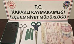 Kapaklı'da yakalanan zehir taciri tutuklandı
