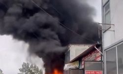 Tekirdağ'da sanayi sitesinde korkutan yangın