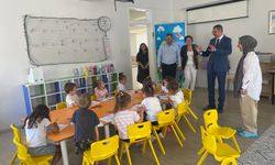 Kaymakam Özderin’den Yıldız Anaokulu’na ziyaret