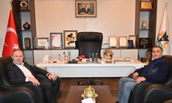 Başkan Ilık, Olcay Salman’ı Yeni Hizmet Binasında Ağırladı