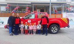 Kırklareli’nde Miniklere İtfaiye Eğitimi